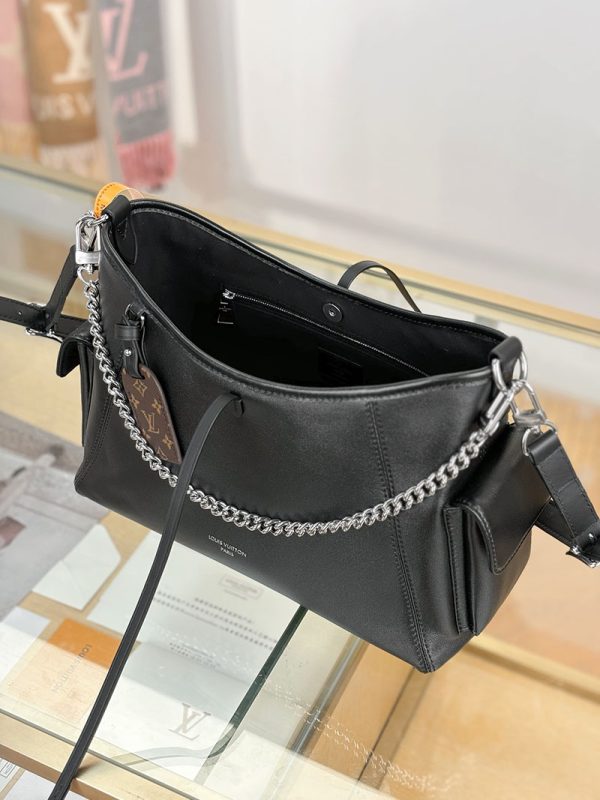 逸品 ルイヴィトン キャリーオール・カーゴ バイブ PM M24861 ICタイプ モノグラム ハンドバッグ レザー シルバー金具 LOUIS VUITTON - 画像 (7)