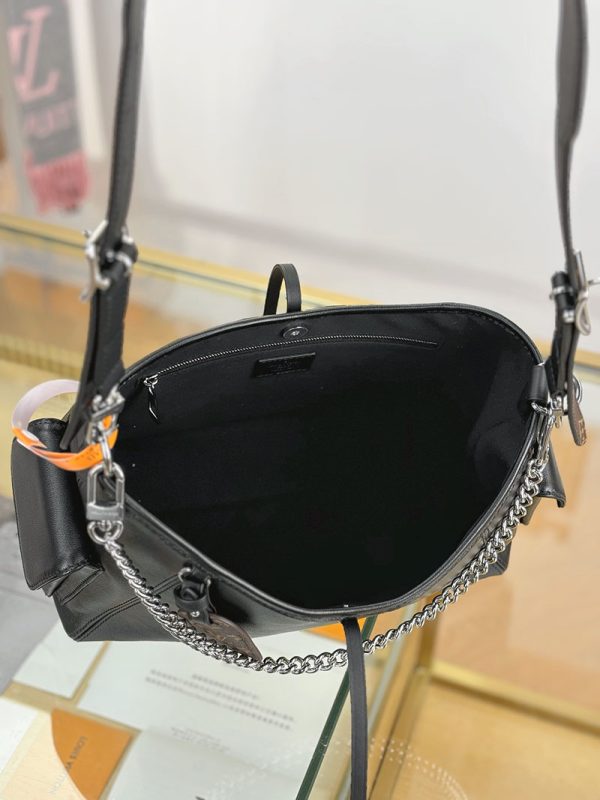 逸品 ルイヴィトン キャリーオール・カーゴ バイブ PM M24861 ICタイプ モノグラム ハンドバッグ レザー シルバー金具 LOUIS VUITTON - 画像 (6)