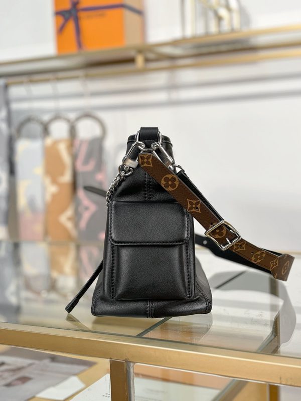 逸品 ルイヴィトン キャリーオール・カーゴ バイブ PM M24861 ICタイプ モノグラム ハンドバッグ レザー シルバー金具 LOUIS VUITTON - 画像 (4)