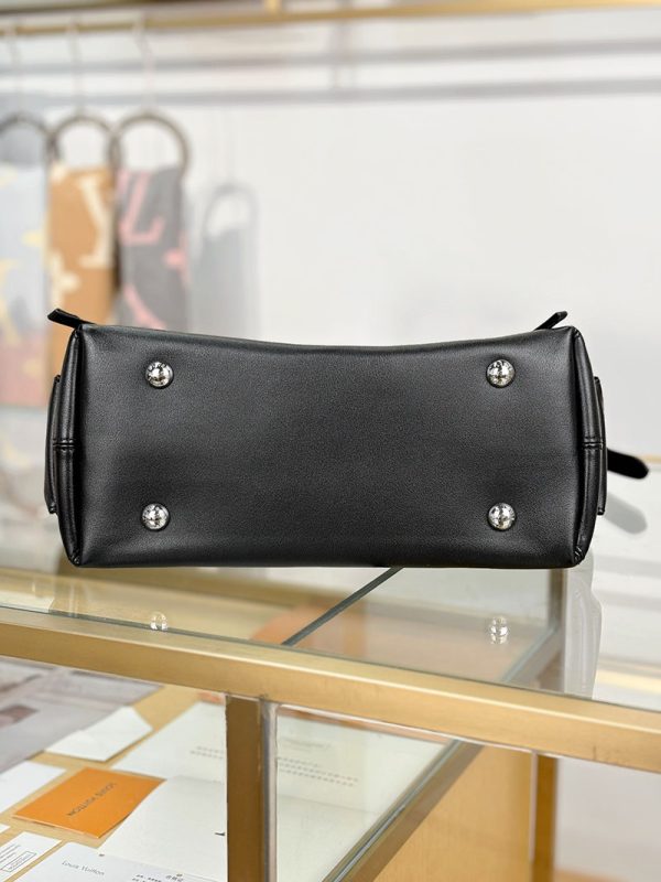 逸品 ルイヴィトン キャリーオール・カーゴ バイブ PM M24861 ICタイプ モノグラム ハンドバッグ レザー シルバー金具 LOUIS VUITTON - 画像 (2)