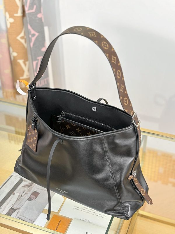 逸品 ルイヴィトン キャリーオール･バイブ MM M25143 ICタイプ モノグラム ハンドバッグ レザー シルバー金具 LOUIS VUITTON - 画像 (7)