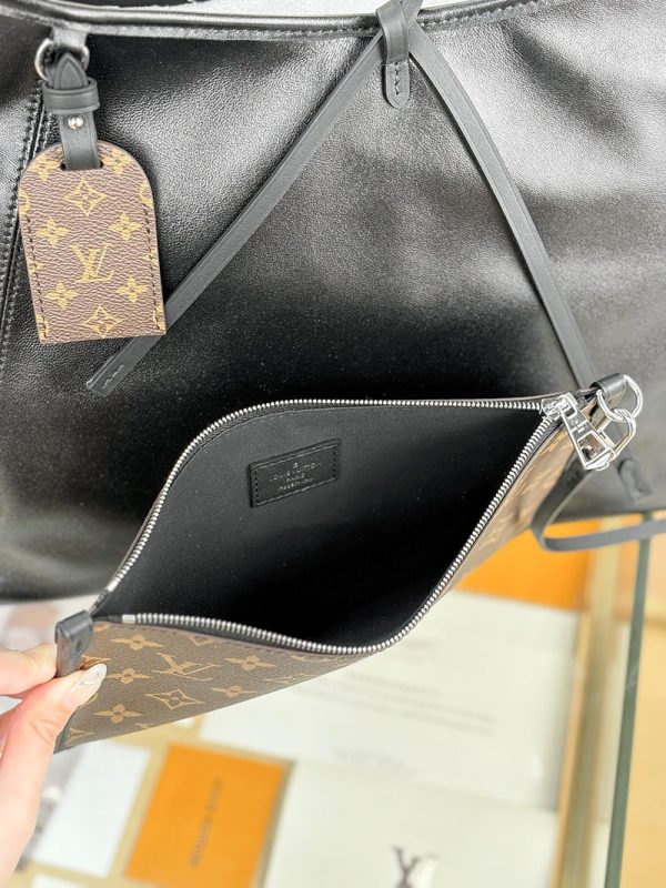逸品 ルイヴィトン キャリーオール･バイブ MM M25143 ICタイプ モノグラム ハンドバッグ レザー シルバー金具 LOUIS VUITTON - 画像 (5)