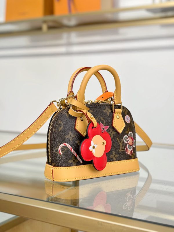 逸品 ルイヴィトン ハンドバッグ モノグラム ヴィヴィエンヌ ナノ・アルマ M12199 LOUIS VUITTON 2wayバッグ - 画像 (9)