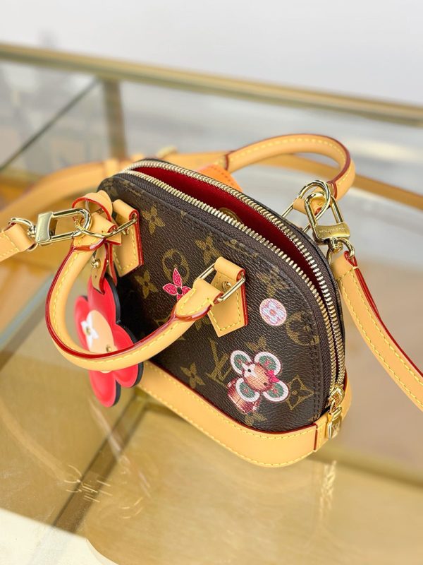 逸品 ルイヴィトン ハンドバッグ モノグラム ヴィヴィエンヌ ナノ・アルマ M12199 LOUIS VUITTON 2wayバッグ - 画像 (7)