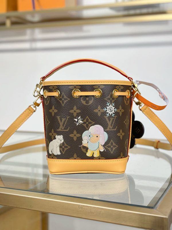 逸品 ルイヴィトン ナノ ノエ ハンドバッグ バッグ レディース M12221 2WAYバッグ LOUIS VUITTON - 画像 (3)
