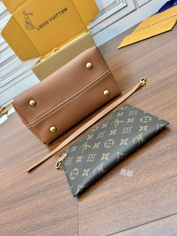 逸品 ルイヴィトン M25354 ロウキー・ホーボーPM ショルダーバッグ レザー コニャック LOUIS VUITTON - 画像 (8)