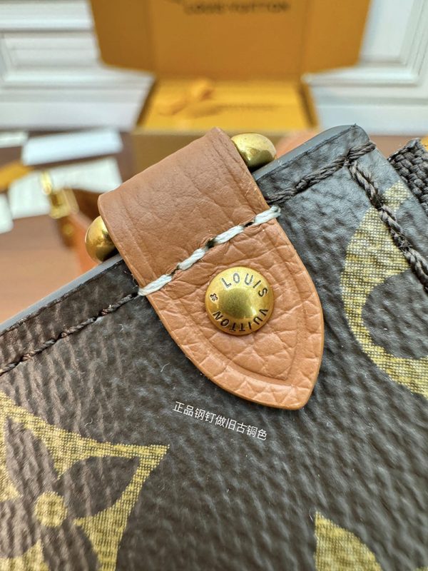 逸品 ルイヴィトン M25354 ロウキー・ホーボーPM ショルダーバッグ レザー コニャック LOUIS VUITTON - 画像 (7)