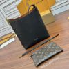 逸品 ルイヴィトン M25352 ロウキー・ホーボーPM ショルダーバッグ レザー ブラック LOUIS VUITTON - 画像 (9)