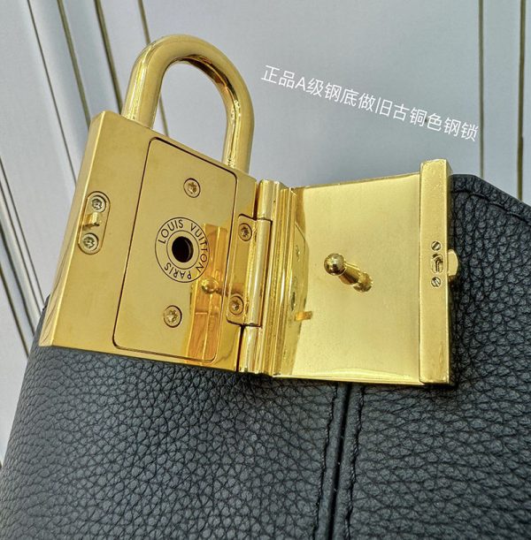 逸品 ルイヴィトン M25352 ロウキー・ホーボーPM ショルダーバッグ レザー ブラック LOUIS VUITTON - 画像 (5)