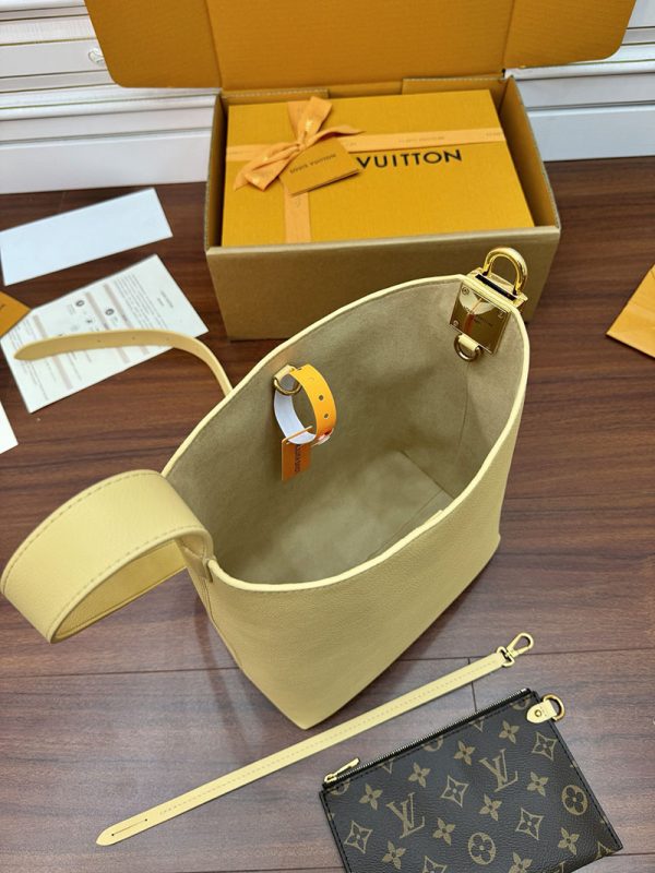 逸品 ルイヴィトン M25353 ロウキー・ホーボーPM ショルダーバッグ レザー イエロー LOUIS VUITTON - 画像 (7)