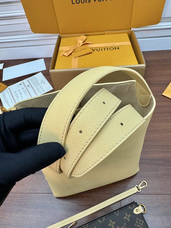 逸品 ルイヴィトン M25353 ロウキー・ホーボーPM ショルダーバッグ レザー イエロー LOUIS VUITTON - 画像 (2)