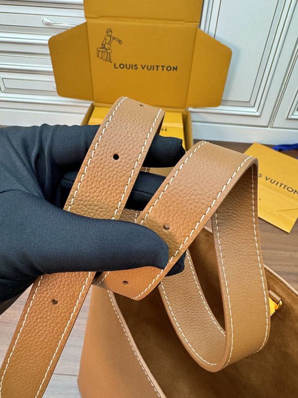 逸品 ルイヴィトン ロウキーホーボーMM M24974 グレインカーフレザー コニャック ゴールド金具 LOUIS VUITTON - 画像 (5)