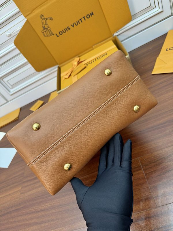 逸品 ルイヴィトン ロウキーホーボーMM M24974 グレインカーフレザー コニャック ゴールド金具 LOUIS VUITTON - 画像 (3)
