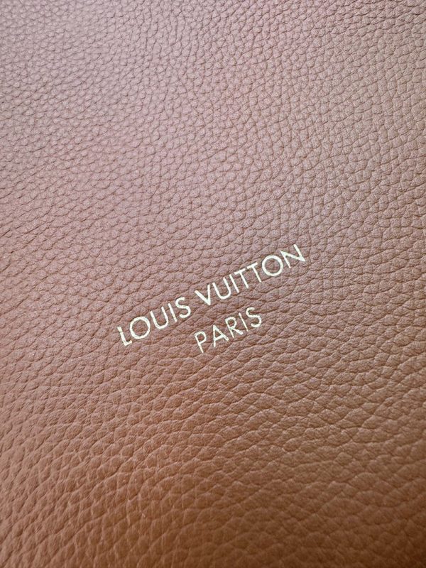 逸品 ルイヴィトン ロウキーホーボーMM M24974 グレインカーフレザー コニャック ゴールド金具 LOUIS VUITTON - 画像 (2)