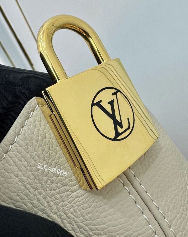逸品 ルイヴィトン ロウキーホーボーMM M25022 グレインカーフレザー マルチカラー ベージュ ゴールド金具 LOUIS VUITTON - 画像 (8)