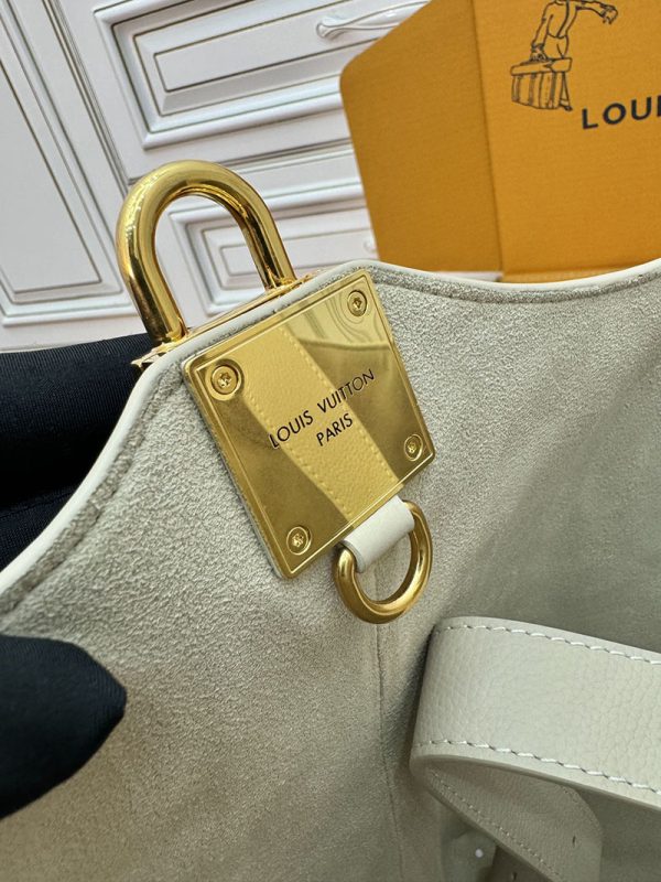 逸品 ルイヴィトン ロウキーホーボーMM M25022 グレインカーフレザー マルチカラー ベージュ ゴールド金具 LOUIS VUITTON - 画像 (4)