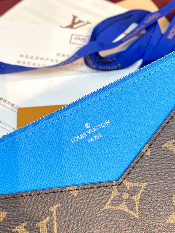 LOUIS VUITTON キリガミ・オーガナイザー モノグラム ガストンブルー M12359 長財布 ポーチバッグ超N品 - 画像 (8)