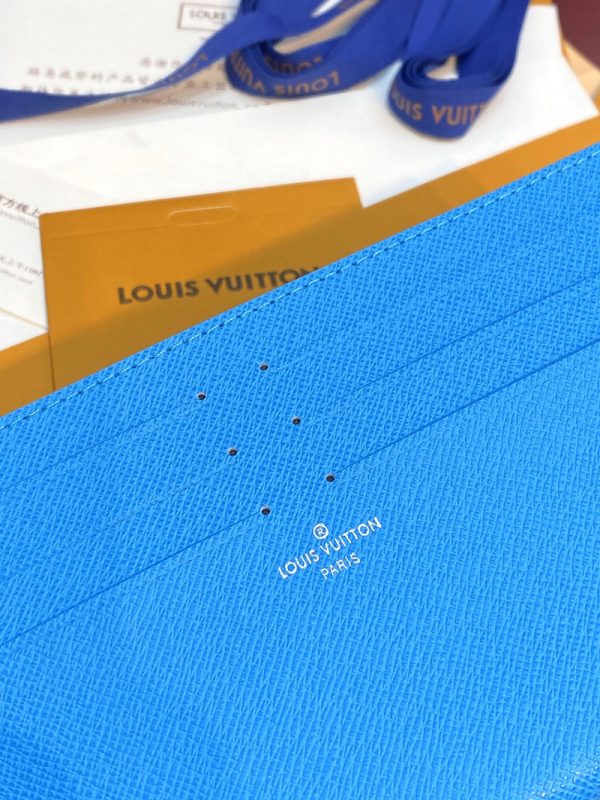 LOUIS VUITTON キリガミ・オーガナイザー モノグラム ガストンブルー M12359 長財布 ポーチバッグ超N品 - 画像 (7)