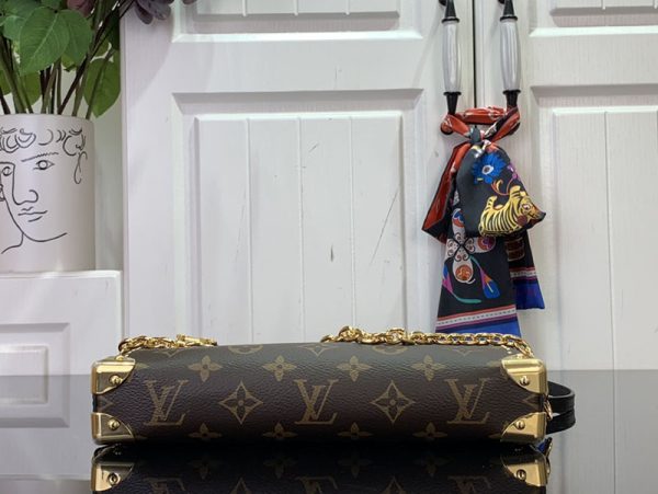 LOUIS VUITTON M13147 2025クルーズコレクション モノグラム スリム トランク ショルダーバッグ 超N品 - 画像 (6)