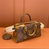 逸品 ルイヴィトン M46653 ハンドバッグ モノグラム オンザゴー EW ブラウン LOUIS VUITTON - 画像 (7)