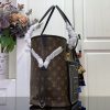 LOUIS VUITTON トートバッグ モノグラム ネヴァーフル・インサイドアウトMM M11946 リバーシブル ヴィトン ノワール 超N品 - 画像 (9)