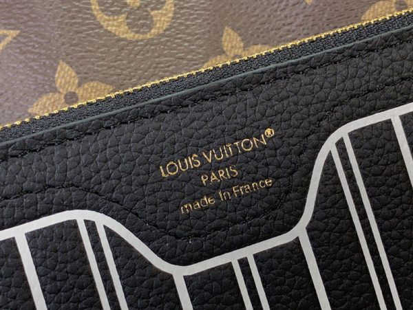 LOUIS VUITTON トートバッグ モノグラム ネヴァーフル・インサイドアウトMM M11946 リバーシブル ヴィトン ノワール 超N品 - 画像 (7)
