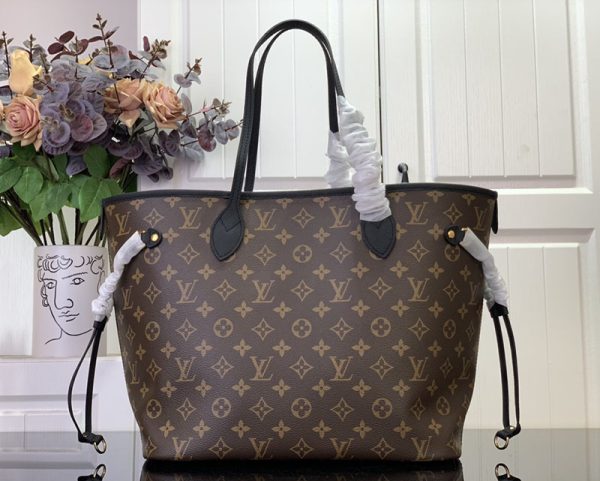LOUIS VUITTON トートバッグ モノグラム ネヴァーフル・インサイドアウトMM M11946 リバーシブル ヴィトン ノワール 超N品 - 画像 (6)