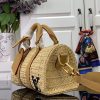LOUIS VUITTON ショルダーバッグ ダミエ・ラフィア キーポル・バンドリエール 25 M25010ユニセックス ベージュ 超N品 - 画像 (9)