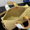 LOUIS VUITTON ショルダーバッグ ダミエ・ラフィア キーポル・バンドリエール 25 M25010ユニセックス ベージュ 超N品 - 画像 (3)