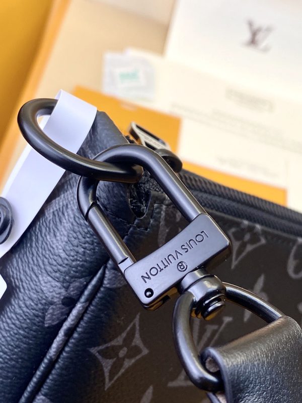 LOUIS VUITTON ショルダーバッグ メンズ ポシェット・アクセソワール XL ブラック M11741 超N品 - 画像 (2)