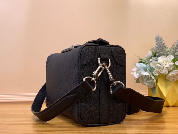 LOUIS VUITTON ハンドバッグ LV コロラド・カーフレザー ソウル・トランク EW M11615 2WAY 黒 ブラック - 画像 (9)