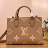 LOUIS VUITTON オンザゴー アリゾナ クレーム ハンドバッグ バッグ レディース M12513 超N品 - 画像 (8)