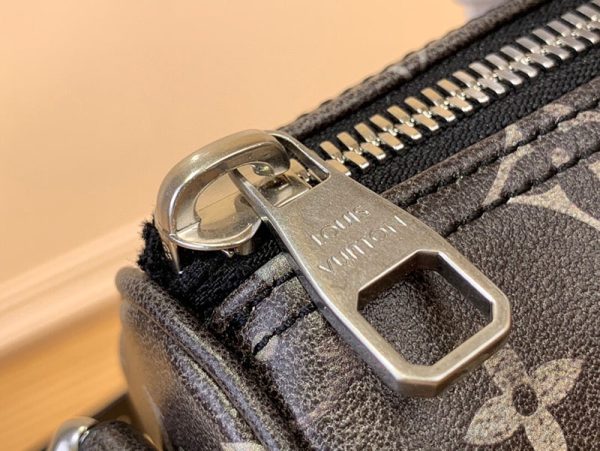 LOUIS VUITTON キーポルバンドリエール25 M11595 2WAY ショルダーバッグ ハンドバッグ モノグラム ブラック シルバー金具 超N品 - 画像 (6)