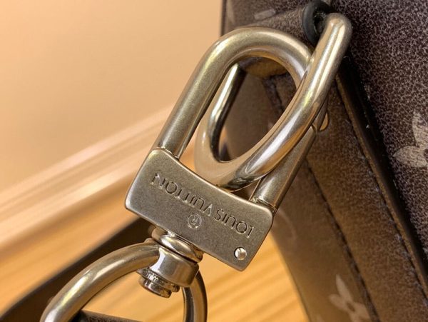 LOUIS VUITTON キーポルバンドリエール25 M11595 2WAY ショルダーバッグ ハンドバッグ モノグラム ブラック シルバー金具 超N品 - 画像 (4)
