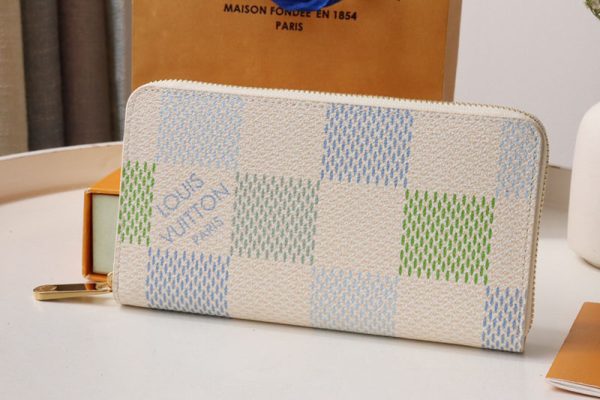 LOUIS VUITTON ダミエ リシャス ジッピーウォレット N40748 メンズ レディース ラウンドファスナー長財布 超N品 - 画像 (9)