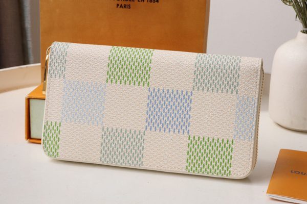 LOUIS VUITTON ダミエ リシャス ジッピーウォレット N40748 メンズ レディース ラウンドファスナー長財布 超N品 - 画像 (8)
