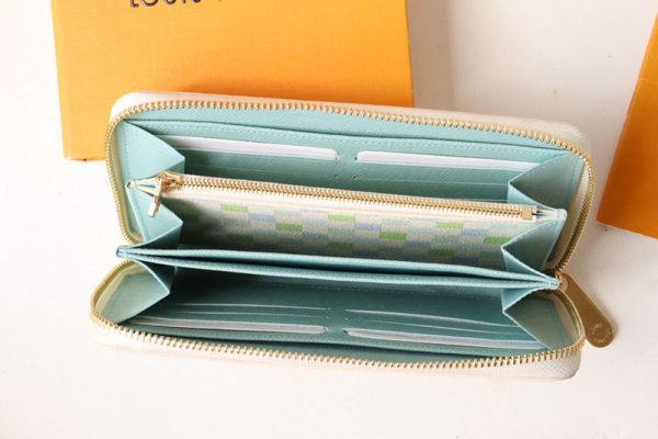 LOUIS VUITTON ダミエ リシャス ジッピーウォレット N40748 メンズ レディース ラウンドファスナー長財布 超N品 - 画像 (5)