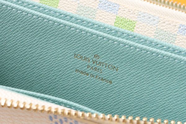 LOUIS VUITTON ダミエ リシャス ジッピーウォレット N40748 メンズ レディース ラウンドファスナー長財布 超N品 - 画像 (4)