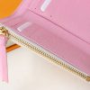 LOUIS VUITTON 三つ折り財布 ダミエ ポルトフォイユ・ヴィクトリーヌ ホワイト N40638 ピーチ ピンク 超N品 - 画像 (2)