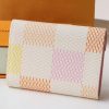 LOUIS VUITTON 三つ折り財布 ダミエ ポルトフォイユ・ヴィクトリーヌ ホワイト N40638 ピーチ ピンク 超N品 - 画像 (9)