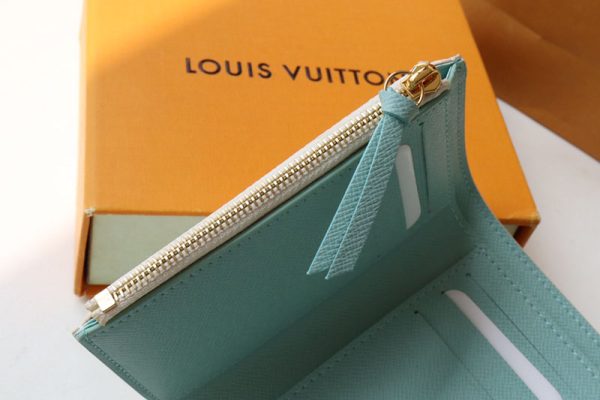LOUIS VUITTON 三つ折り財布 ダミエ ポルトフォイユ・ヴィクトリーヌ ホワイト N40750 ピスタチオ 超N品 - 画像 (3)