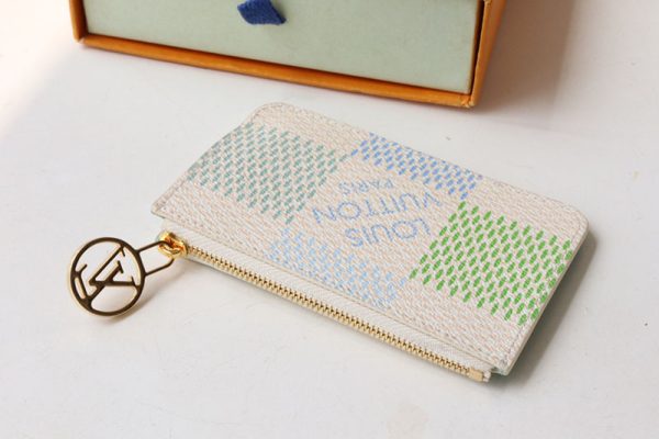 LOUIS VUITTON カードケース フラグメントケース ダミエ ポルト カルト・ロミー N40639 ピスタチオ グリーン 超N品 - 画像 (8)