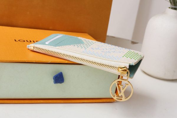LOUIS VUITTON カードケース フラグメントケース ダミエ ポルト カルト・ロミー N40639 ピスタチオ グリーン 超N品 - 画像 (6)