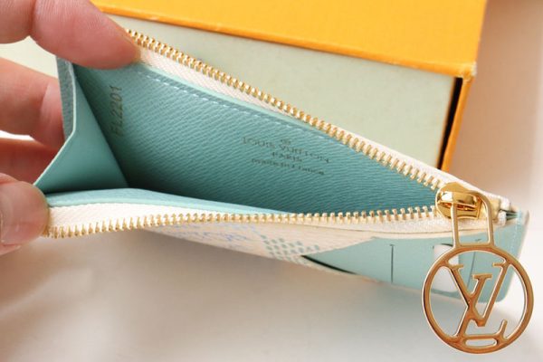 LOUIS VUITTON カードケース フラグメントケース ダミエ ポルト カルト・ロミー N40639 ピスタチオ グリーン 超N品 - 画像 (3)