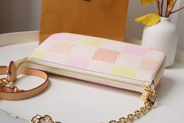 LOUIS VUITTON ショルダーバッグ ダミエリシャス ポシェット・アクセソワール N40642 超N品 ルイヴィトンミニポーチ - 画像 (7)