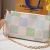 LOUIS VUITTON ダミエリシャス ポシェット・アクセソワール ピスタチオ lv301697 超N品 ルイヴィトンミニポーチ - 画像 (10)