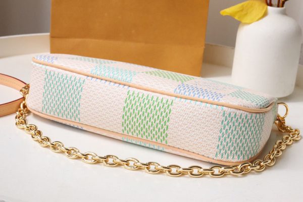 LOUIS VUITTON ダミエリシャス ポシェット・アクセソワール ピスタチオ lv301697 超N品 ルイヴィトンミニポーチ - 画像 (7)