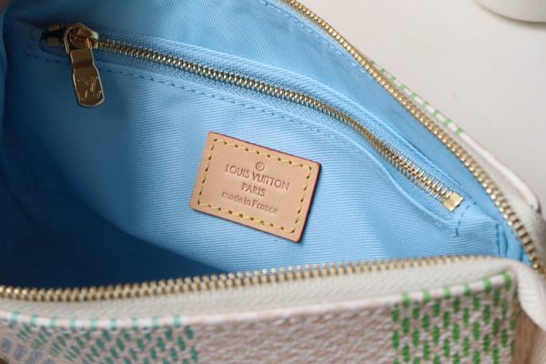 LOUIS VUITTON ダミエリシャス ポシェット・アクセソワール ピスタチオ lv301697 超N品 ルイヴィトンミニポーチ - 画像 (3)