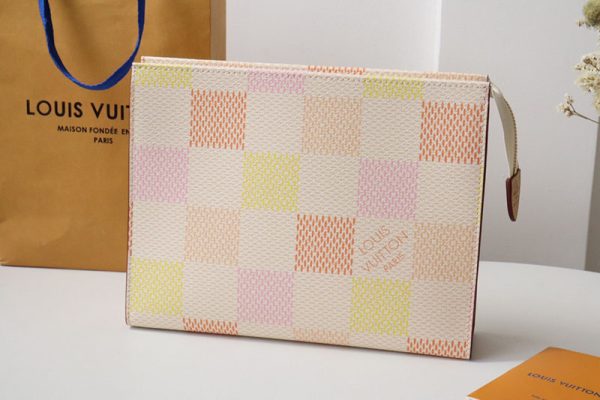 LOUIS VUITTON N40740 ポッシュ･トワレ ピーチ 超N品 ルイヴィトン ポーチバッグ レディース メンズ - 画像 (9)