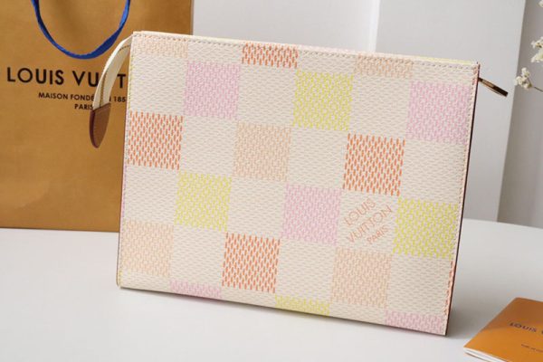 LOUIS VUITTON N40740 ポッシュ･トワレ ピーチ 超N品 ルイヴィトン ポーチバッグ レディース メンズ - 画像 (8)